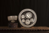 Ken Edwards Spiral Platter and Bowl