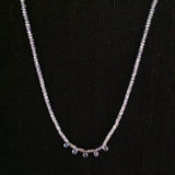 Tanzanite Teardrop Necklace