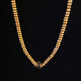 Gold Pearl Rondelles and Citrine