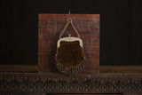 Victorian Bronze Beaded Purse