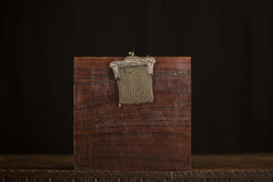 Art Nouveau German Silver Mesh Purse