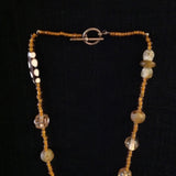 African Trade Beads Amber Bone and Glass