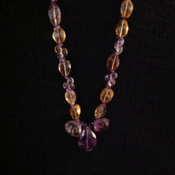 Amethyst Citrine Ametrine Faceted Ovals Briolettes