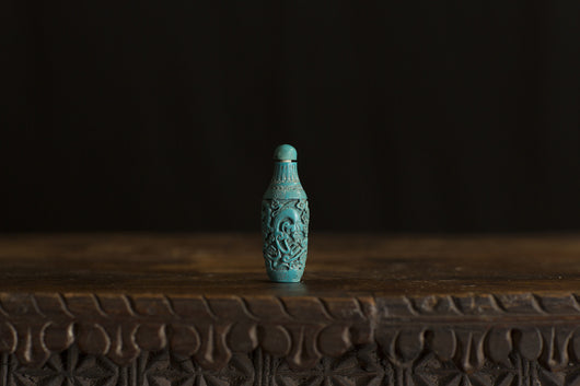 Antique Turquoise Small Bottle