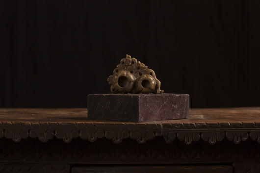 Antique Jade Brush Cleaning Cup