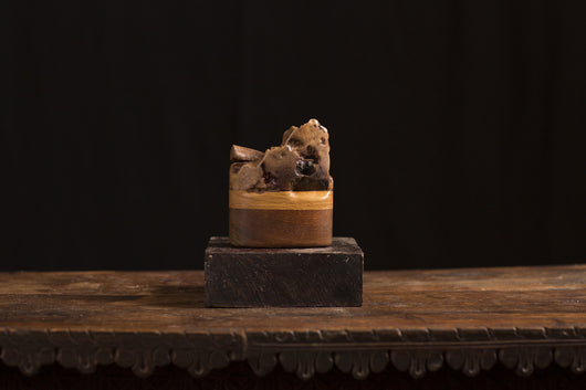 Carved Burl Wood Box