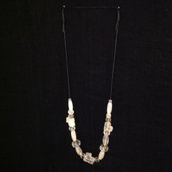 Antique Crystal Foo Dog Necklace