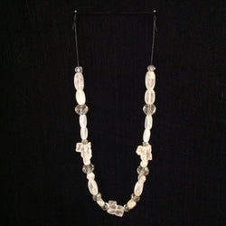 Antique Crystal Foo Dog Necklace