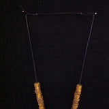 African Beads Sterling 24k Gold Bead Necklace