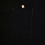 African Conch Shell and Silver Potato Beads
