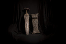 African Kuba Chief Nailhead Knife 1850's