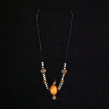 African Trade Bead Necklace Kopal Bead Crystal
