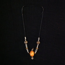 African Trade Bead Necklace Kopal Bead Crystal