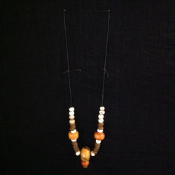 African Trade Bead Necklace Copal