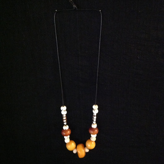 African Trade Beads Kopal and Conch Beads