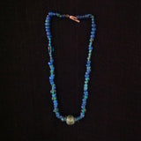 African Trade Beads Glass Blue Green