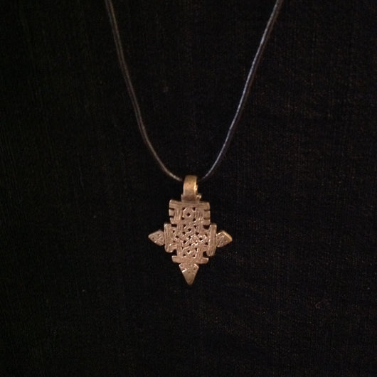 Silver Metal Coptic Ethiopian Cross