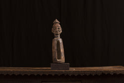 African Yaka Diviner Slit Drum Ceremonial Instrument