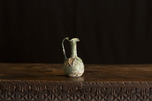Ancient Roman Blown Glass Pitcher