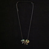 Turquoise Donut Wheel Chunky Necklace