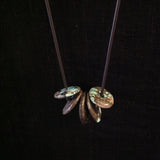 Turquoise Donut Wheel Chunky Necklace