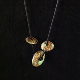 Turquoise Donut Hole Chunky Necklace