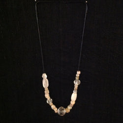 Antique Crystal Faceted Ancient Beads Necklace