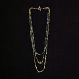 Ancient Roman Beads 3 Strand Necklace