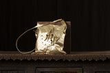 Gold Metallic Leather Bag