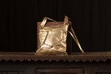 Gold Metallic Leather Bag